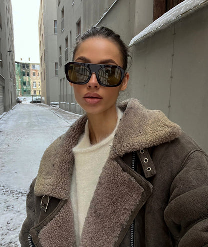 VEHLA Kaia Sunglasses - Malbec/Khaki