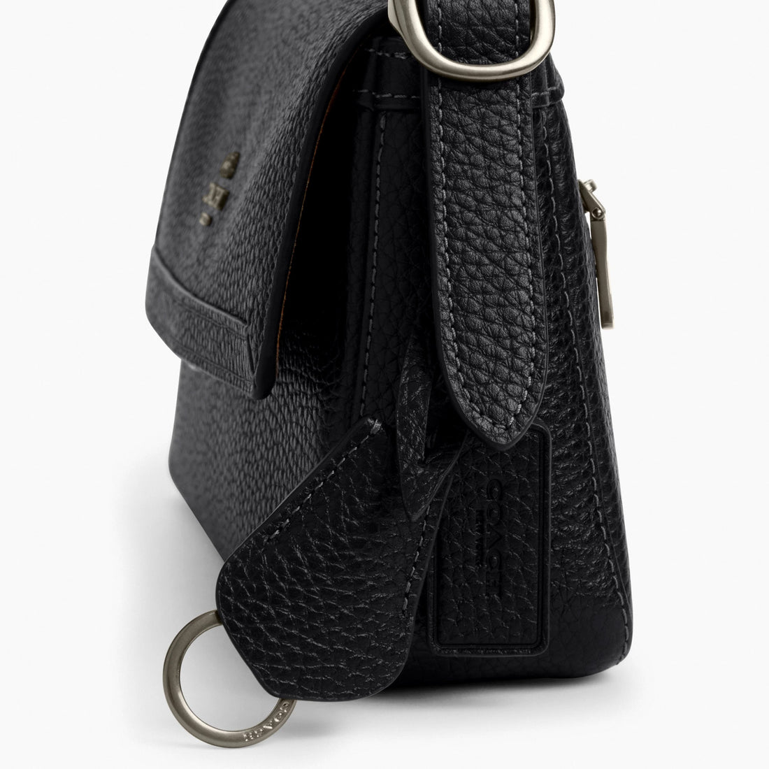 Coach Etta Small Flap Shoulder Bag - Gunmetal/Black