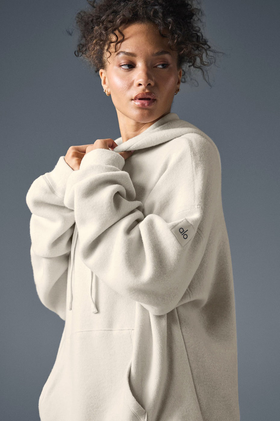Alo Yoga Triumph Restore Hoodie - Bone