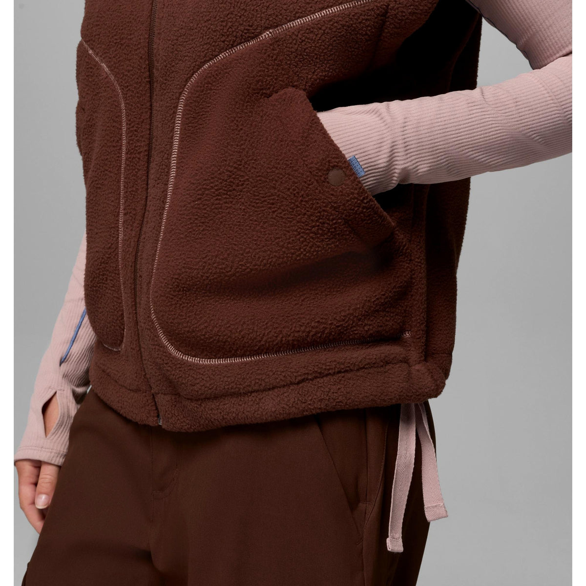 Columbia Women's Misty Moondrift MTR Fleece Relaxed Vest - Tobacco