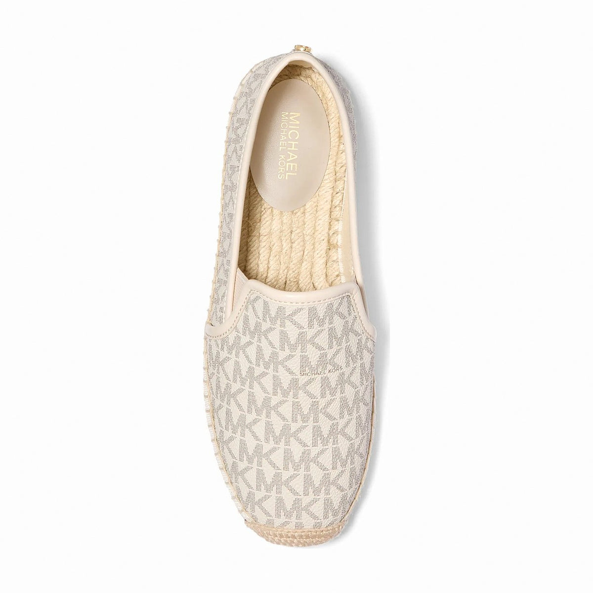 Michael Kors Hastings Signature Logo Slip-On Espadrille - VANILLA