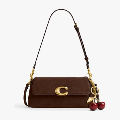 Coach Jet Shoulder Bag - Brass/Dark Chocolate