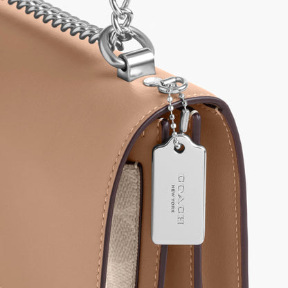 Coach Klare Crossbody Bag In Signature Canvas - Silver/Sand/Taupe