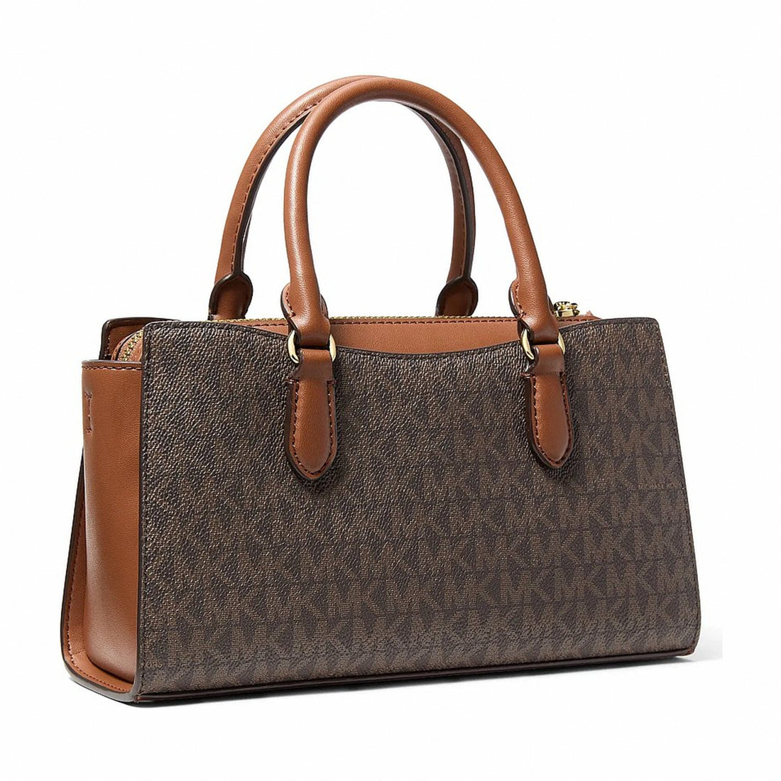 Michael Kors Arden Small Signature Logo Messenger Bag - BROWN