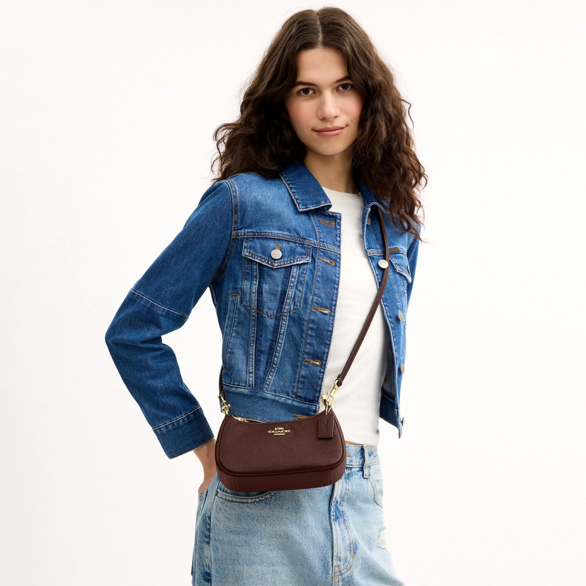 Coach Teri Mini Crossbody Bag - Gold/Maple