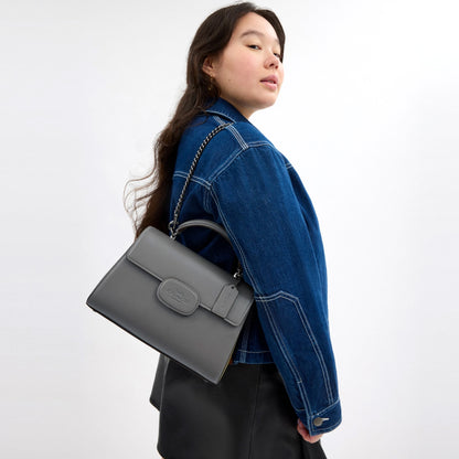 Coach Chain Shoulder Strap - Gunmetal