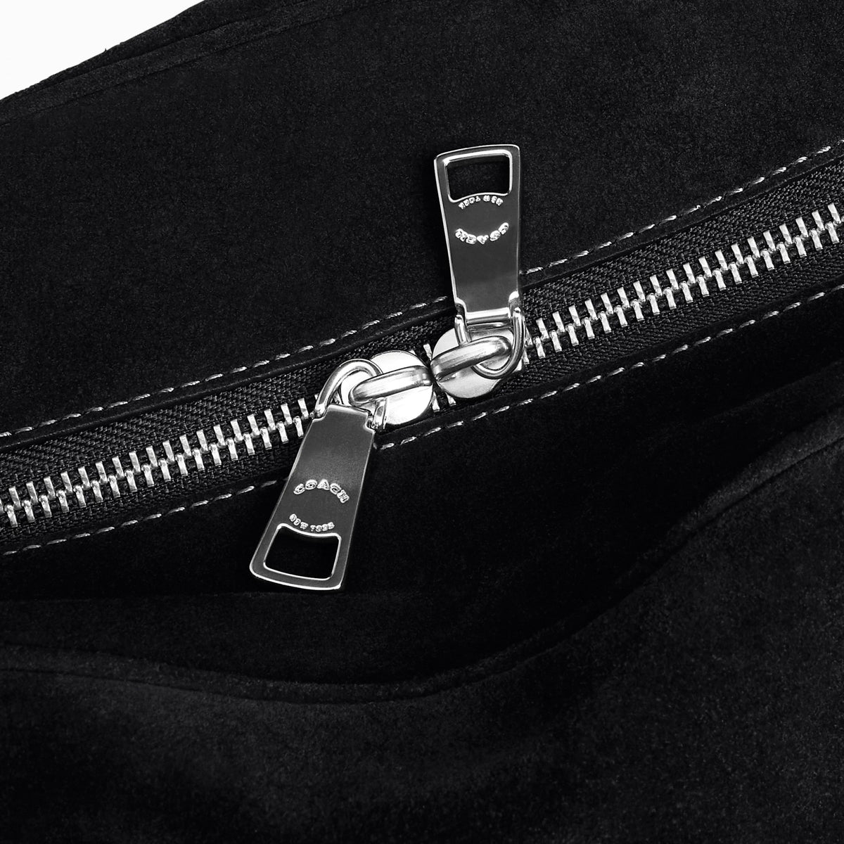 Coach Sydney Shoulder Bag - Silver/Black