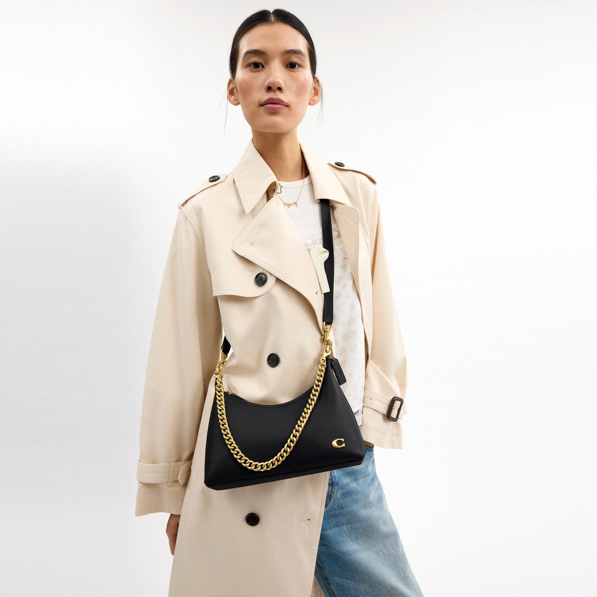 Coach Juliet Shoulder Bag 25 - Brass/Black