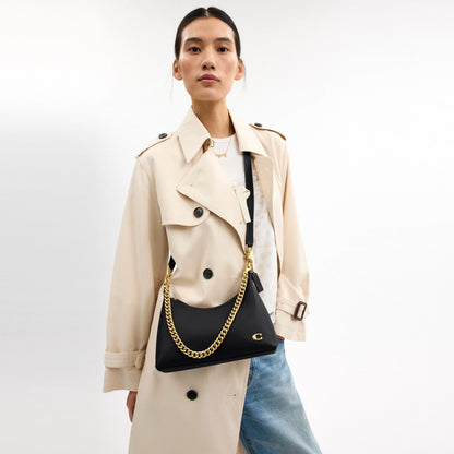 Coach Juliet Shoulder Bag 25 - Brass/Black