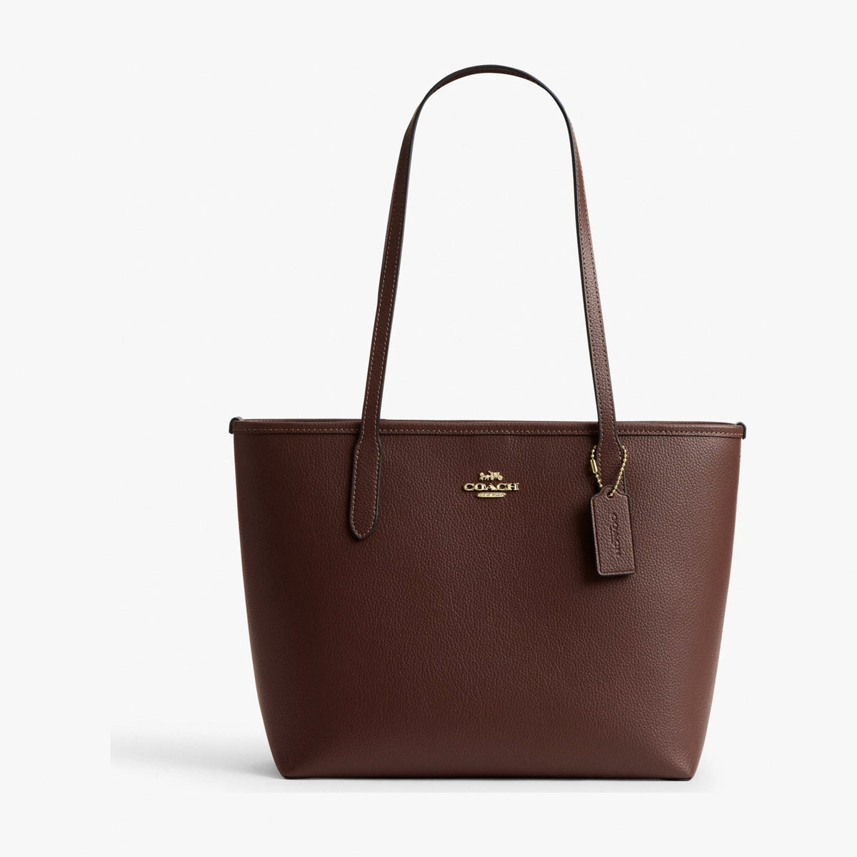 Coach Medium City Tote Bag - Gold/Maple