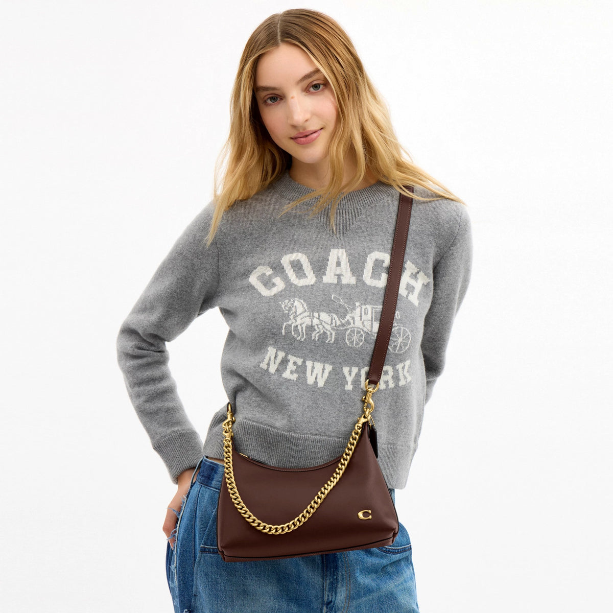 Coach Juliet Shoulder Bag 25 - Brass/Maple