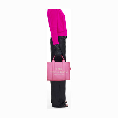 Marc Jacobs The Leather Medium Tote Bag - PETAL PINK