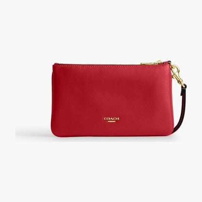Coach Ashton Wristlet - Gold/Poppy