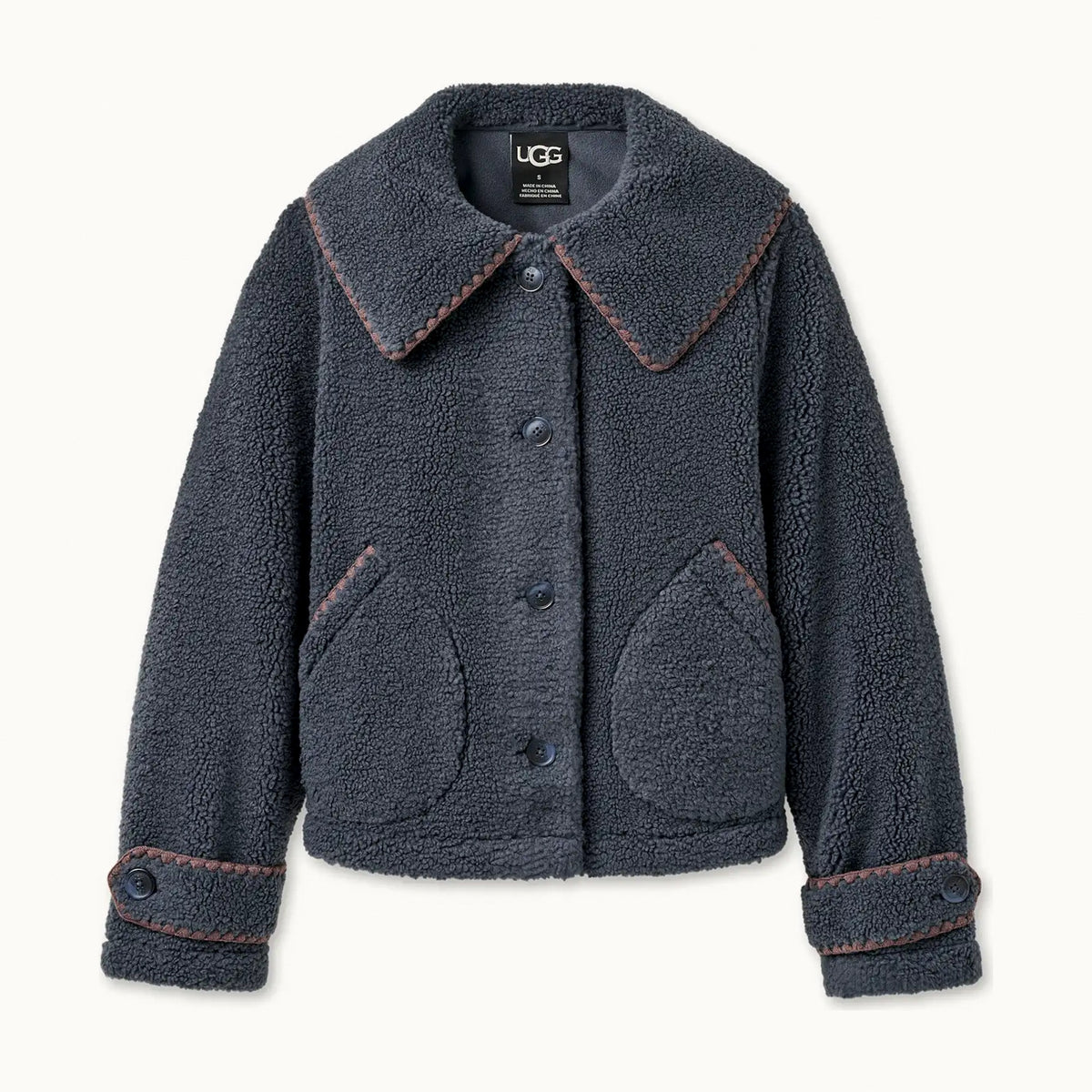UGG Nikia Collared Jacket - Eve Blue