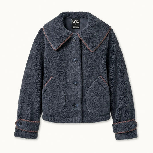 UGG Nikia Collared Jacket - Eve Blue