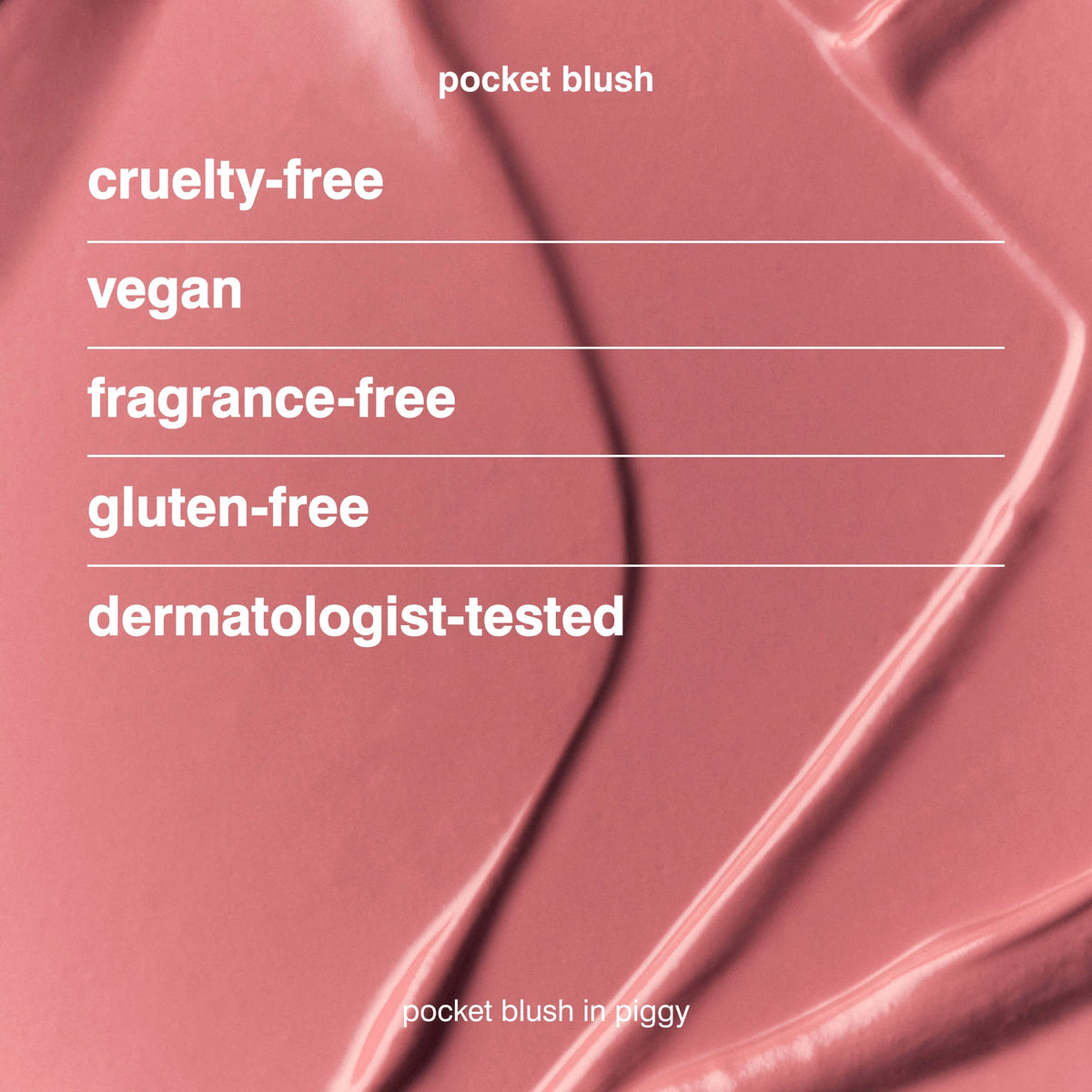 Rhode Pocket Blush Buildable Hydrating Cream Blush - Piggy - baby pink