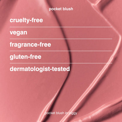 Rhode Pocket Blush Buildable Hydrating Cream Blush - Piggy - baby pink