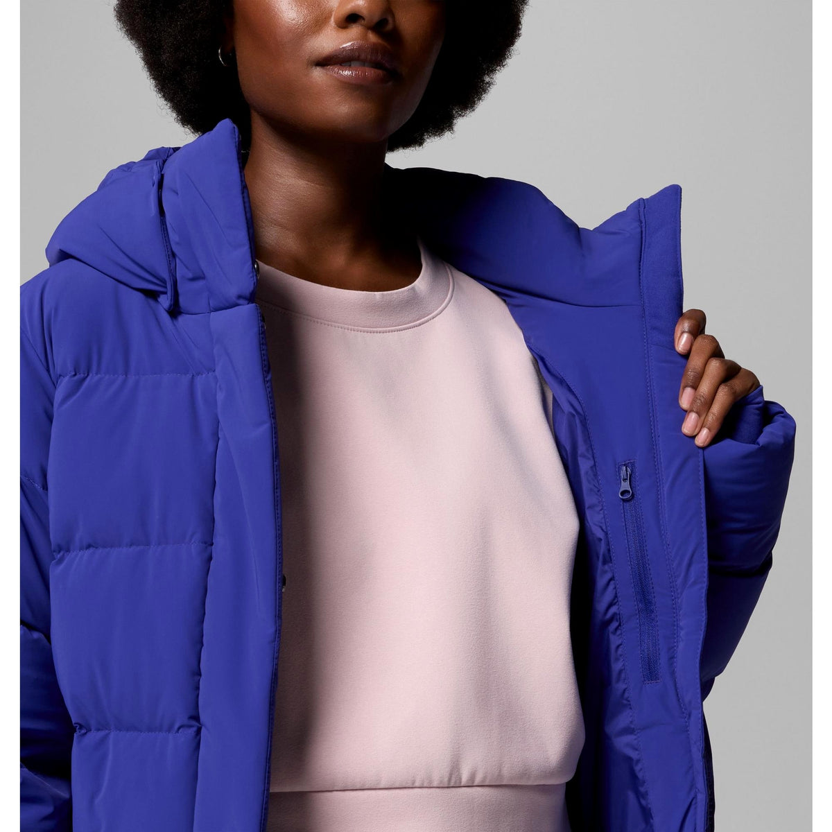 Columbia Women's Amaze Puff Hooded Jacket - Purple Quartz