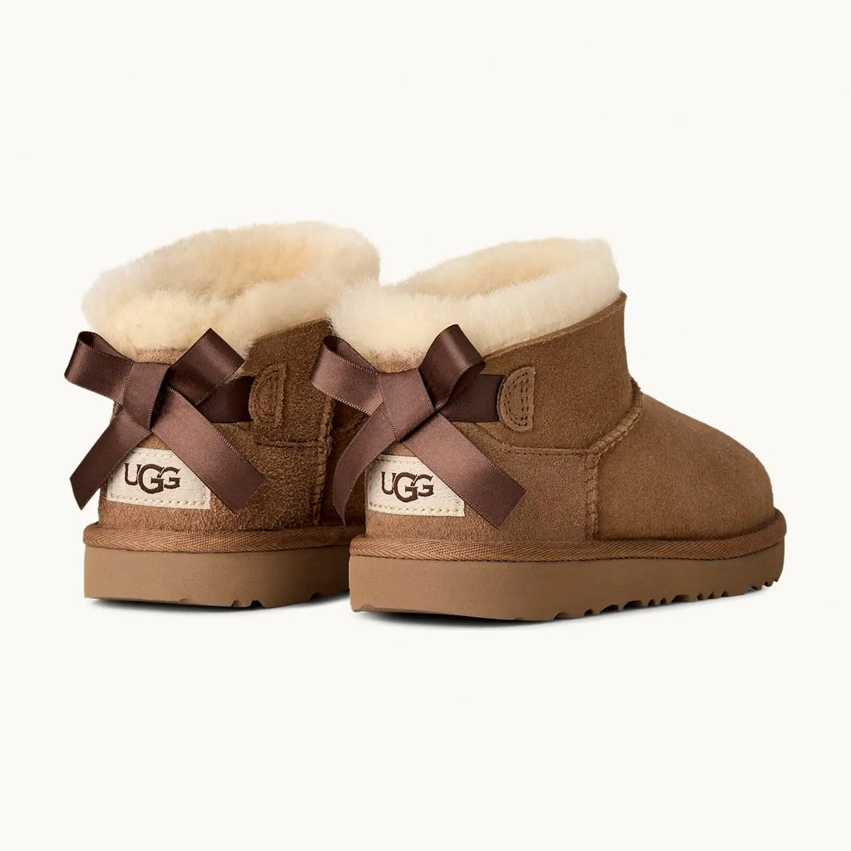 UGG Kids' Ultra Mini Bailey Bow - Chestnut