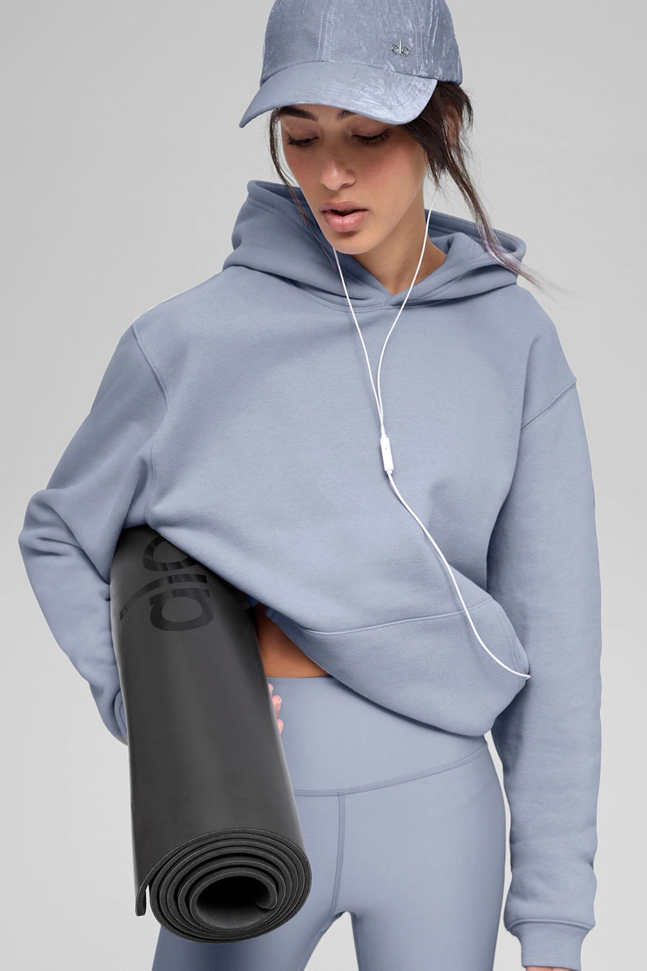 Alo Yoga Renown Heavy Weight Hoodie - Winter Frost