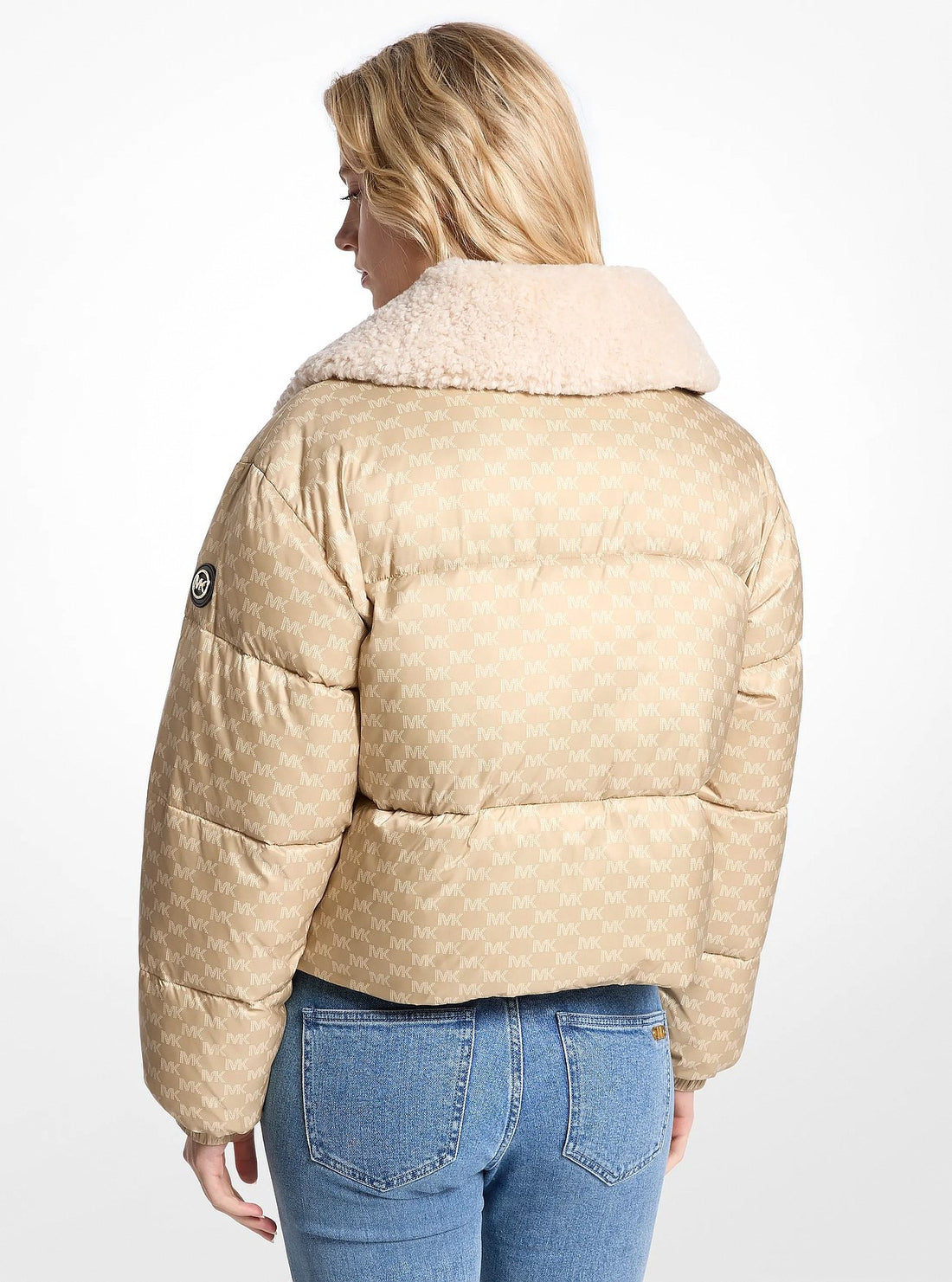 Michael Kors Sherpa Puffer Jacket - KHAKI