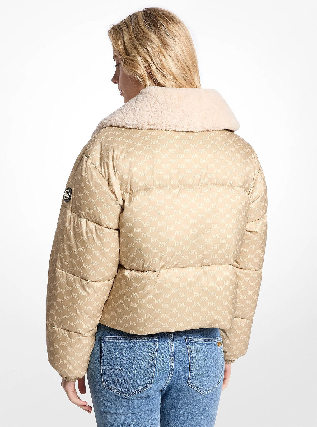 Michael Kors Sherpa Puffer Jacket - KHAKI