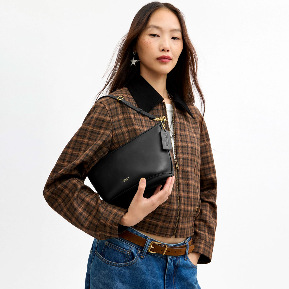 Coach Demi Bag - Brass/Black