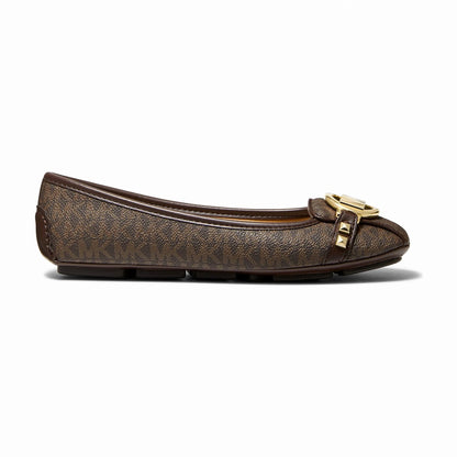Michael Kors Fulton Studded Logo Moccasin - BROWN