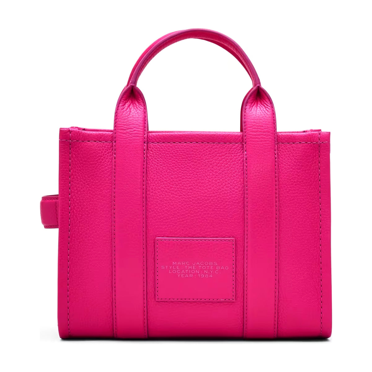 Marc Jacobs The Leather Small Tote Bag - HOT PINK
