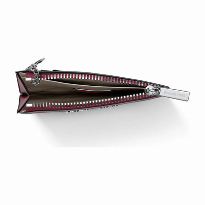 Michael Kors Jet Set Saffiano Leather Coin Purse - MAROON