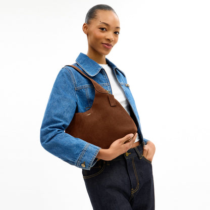 Coach Brooklyn Shoulder Bag 28 - Brass/Warm Brown