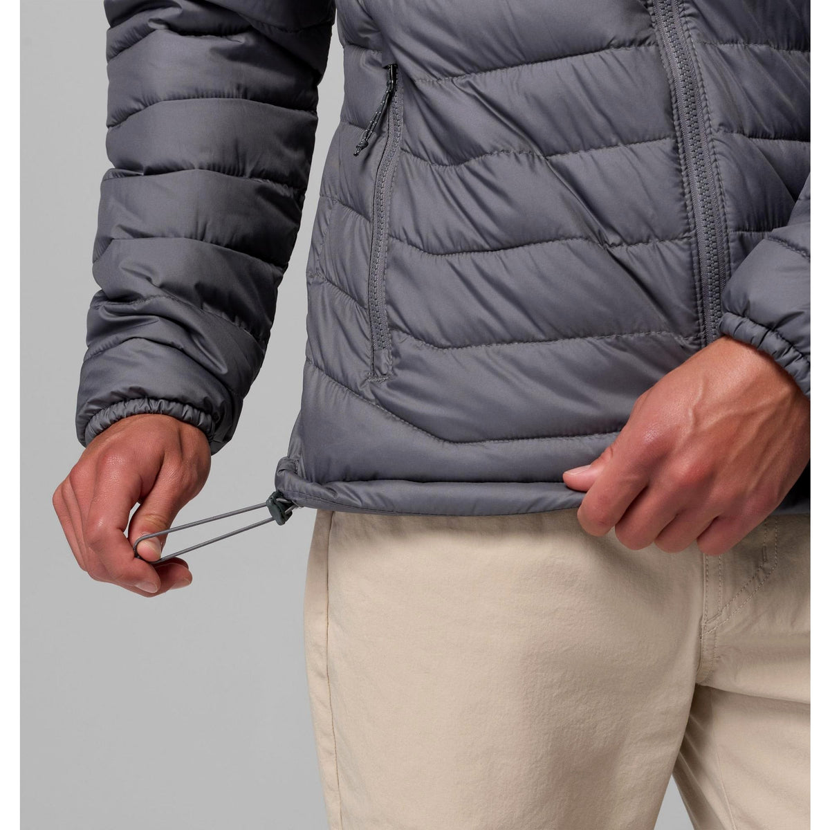 Columbia Men's Powder Lite II Hooded Jacket - City Grey