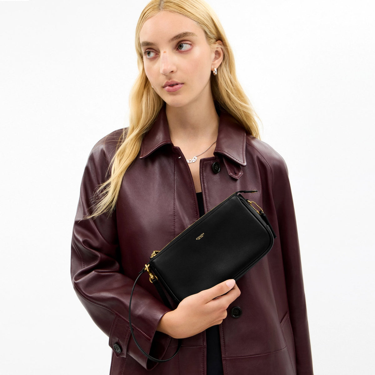 Coach Plaza Bag - Brass/Black