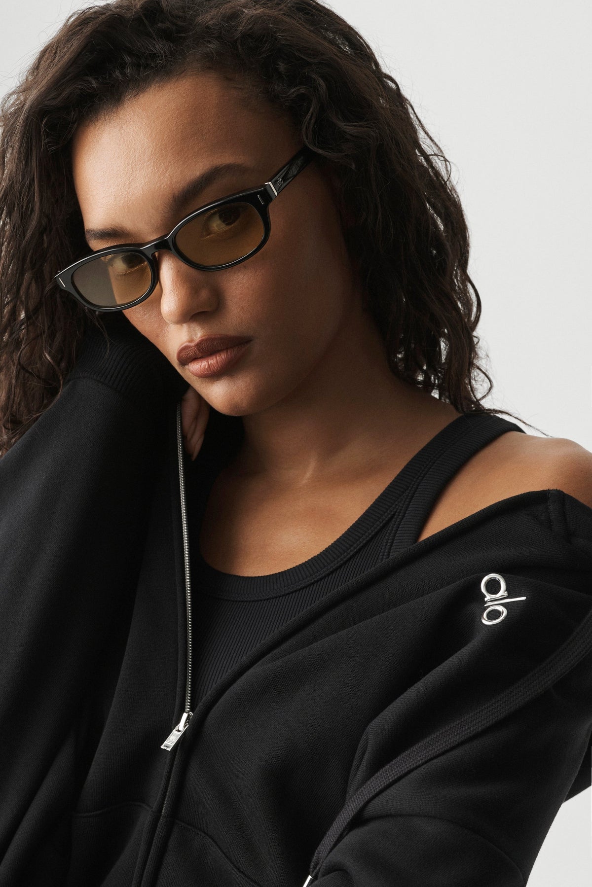 Alo Yoga Accolade Full Zip Hoodie - Black