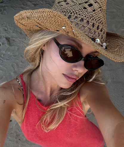 VEHLA June Sunglasses - Black/Choc