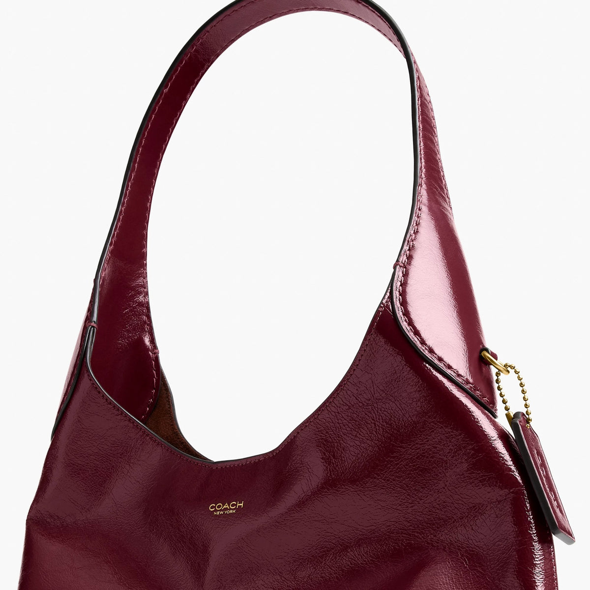 Coach Brooklyn Shoulder Bag 28 - Brass/Dark Cherry