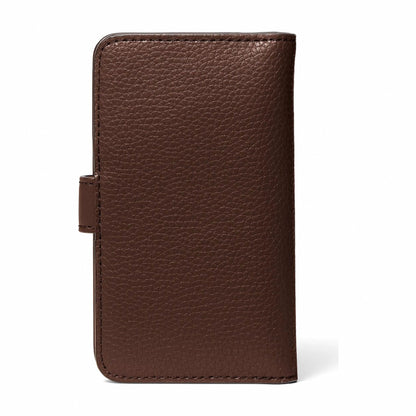 Michael Kors Jet Set Travel Medium Pebbled Leather Billfold Wallet - NUTMEG