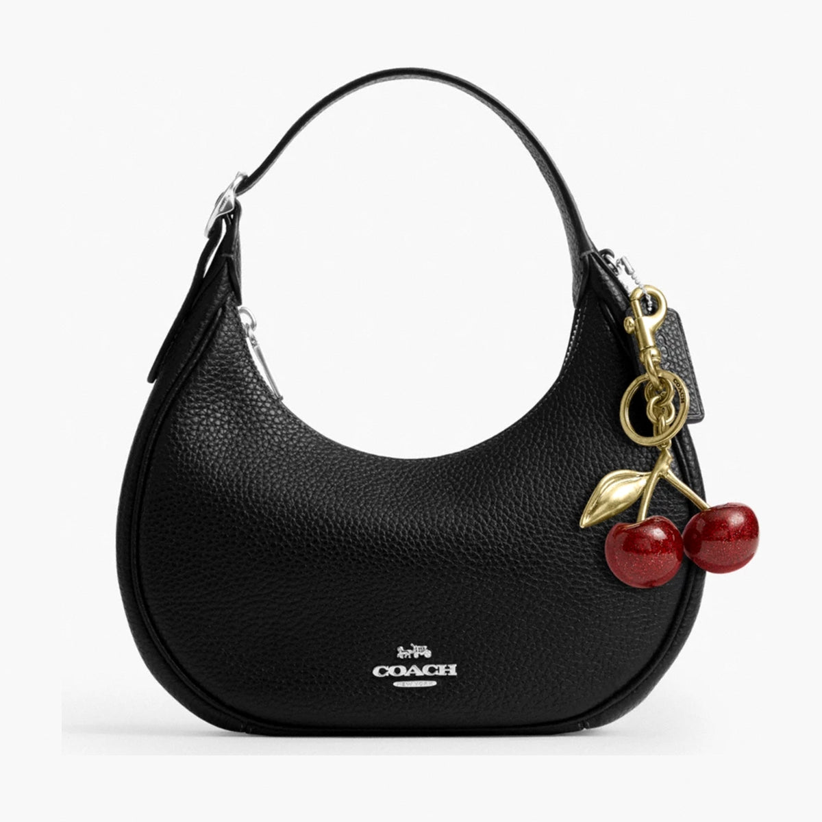 Coach Emily Shoulder Bag - Silver/Black