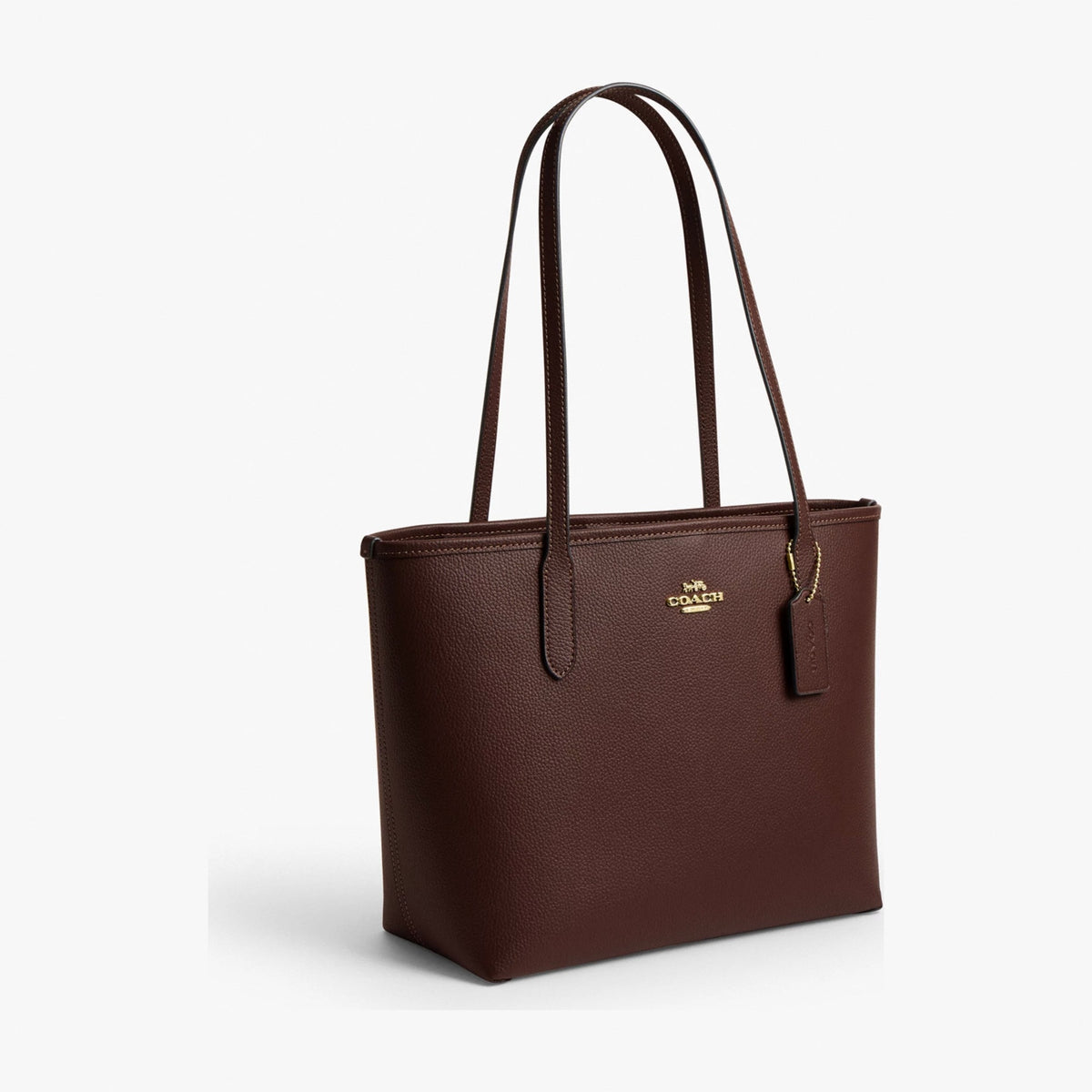 Coach Medium City Tote Bag - Gold/Maple