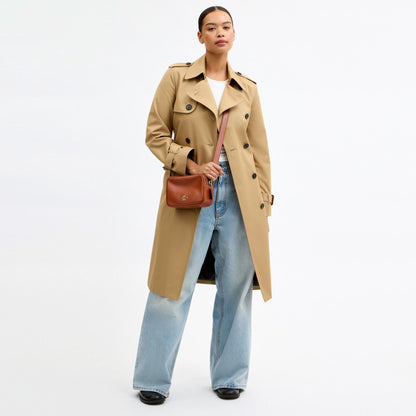 Coach Mini Carey Crossbody Bag - Gold/Cinnamon