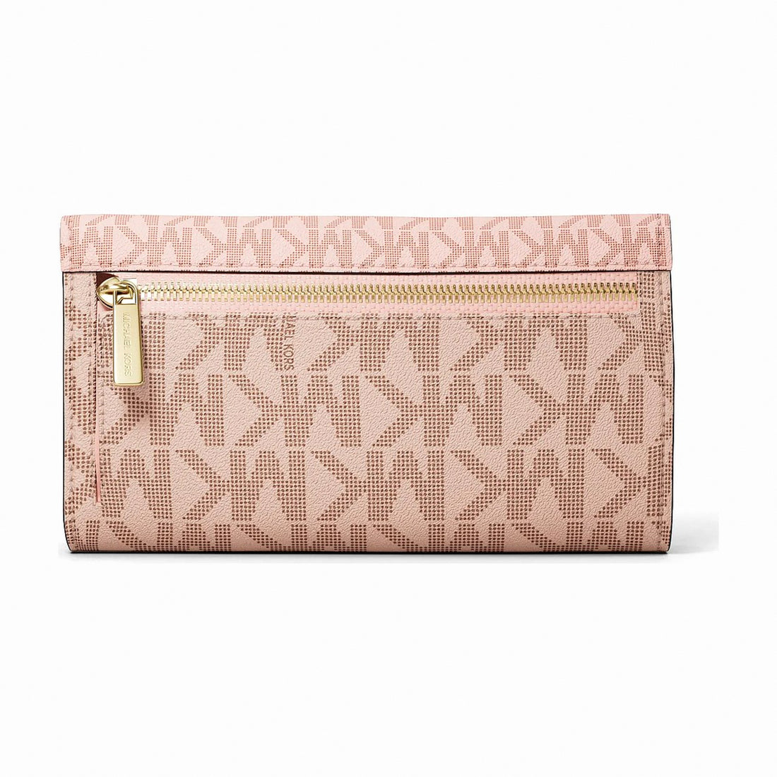 Michael Kors Jet Set Large Signature Logo Tri-Fold Wallet - PWD BLSH MLT