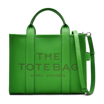 Marc Jacobs The Leather Medium Tote Bag - KIWI
