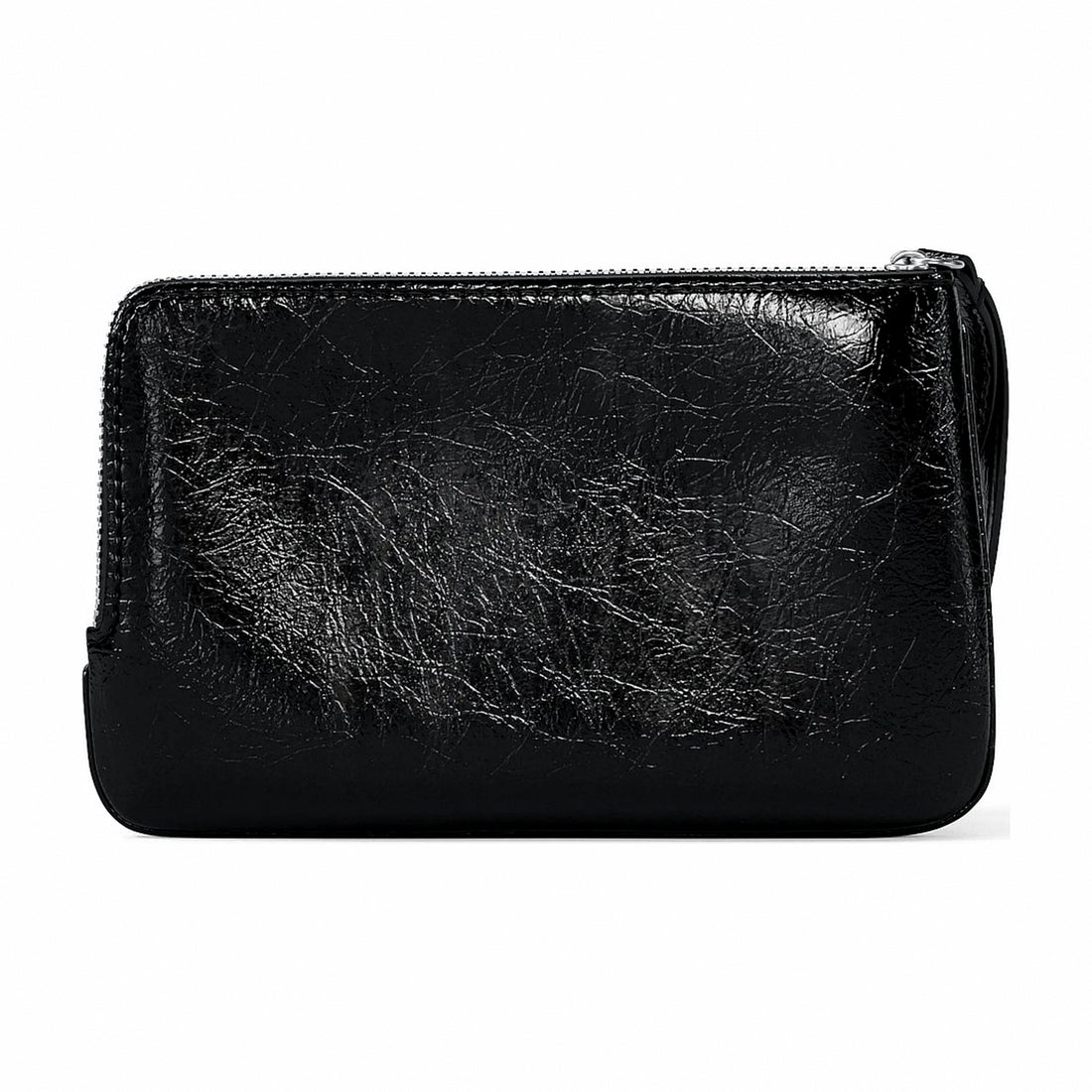 Michael Kors Jet Set Travel Small Crackled Wristlet - BLACK