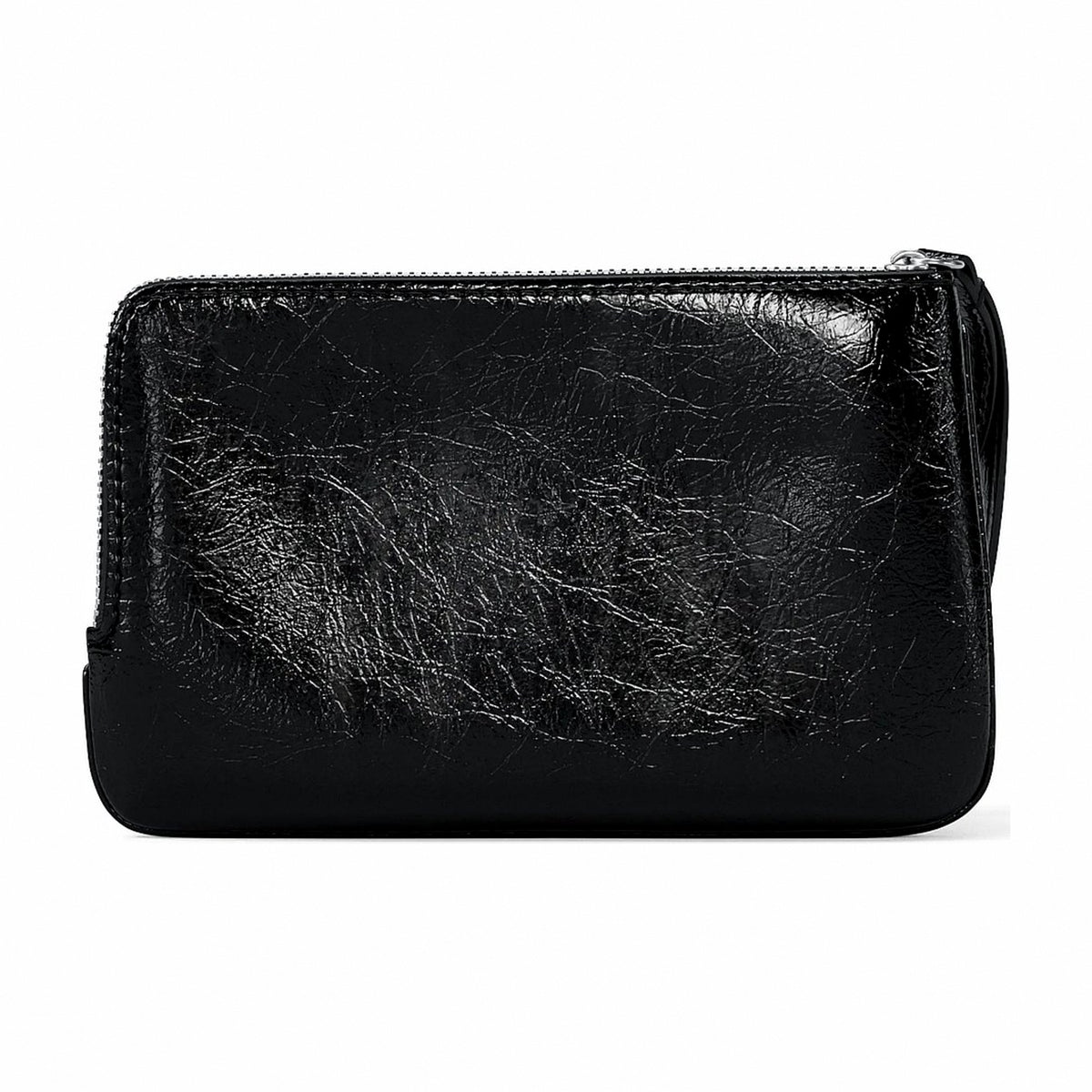 Michael Kors Jet Set Travel Small Crackled Wristlet - BLACK