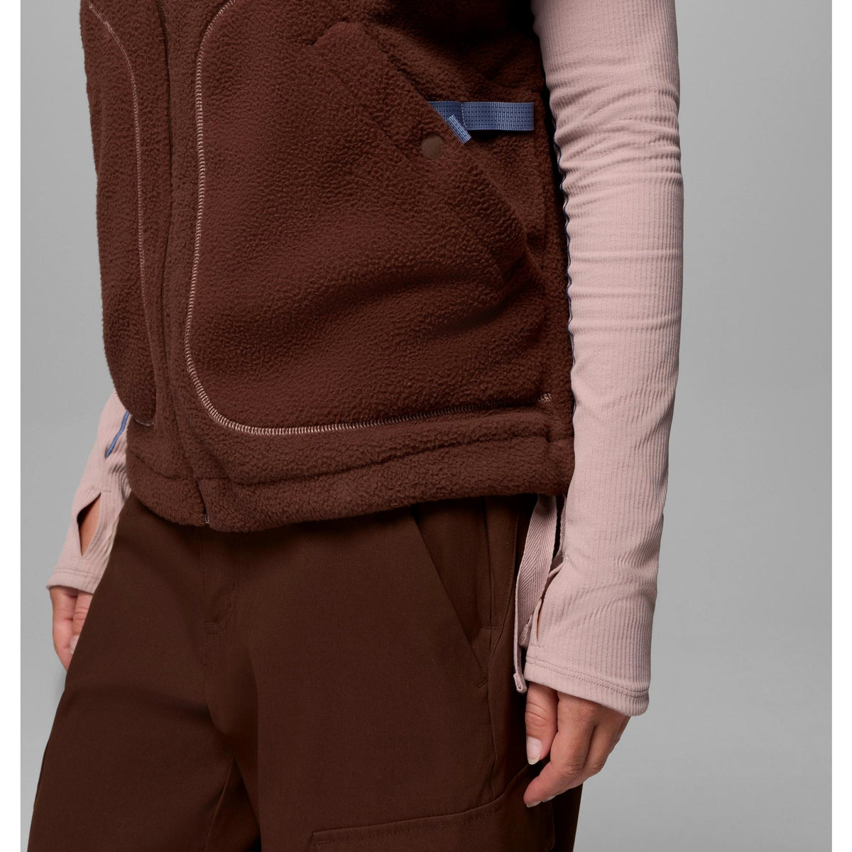 Columbia Women's Misty Moondrift MTR Fleece Relaxed Vest - Tobacco