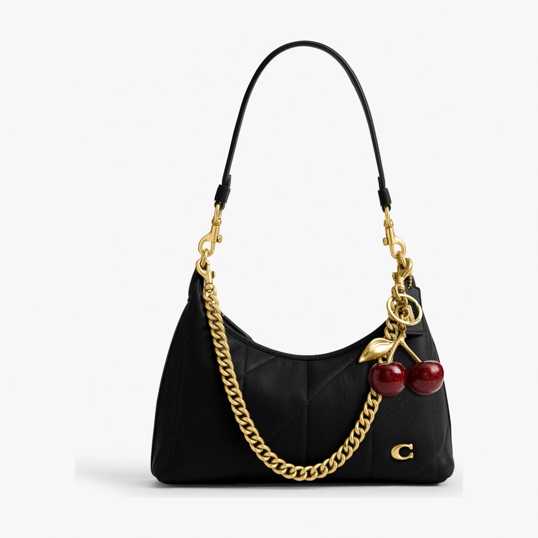 Coach Juliet Shoulder Bag 25 With Quilting - Brass/Black