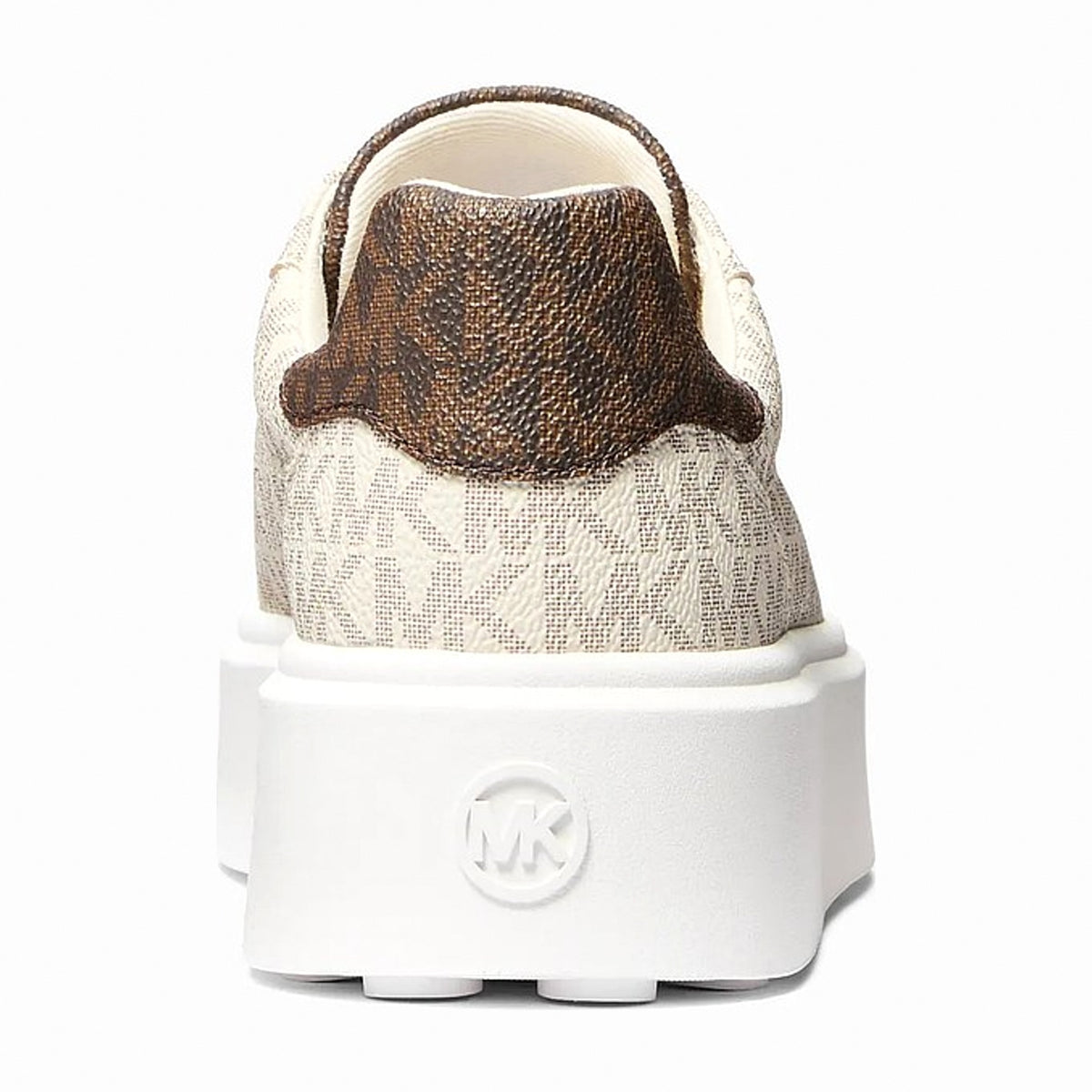 Michael Kors Romey Two-Tone Logo Platform Sneaker - VANILLA
