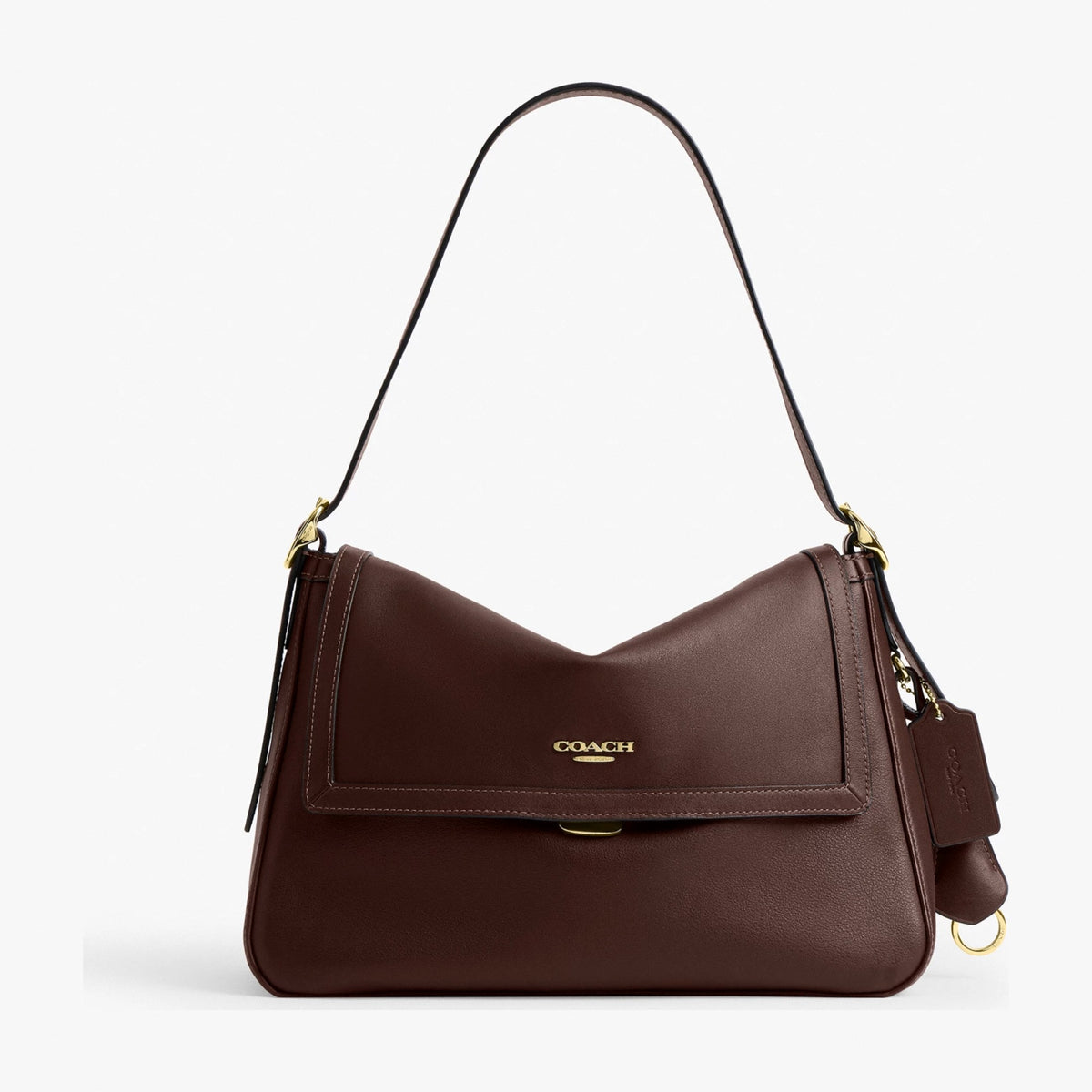 Coach Etta Flap Bag - Gold/Maple
