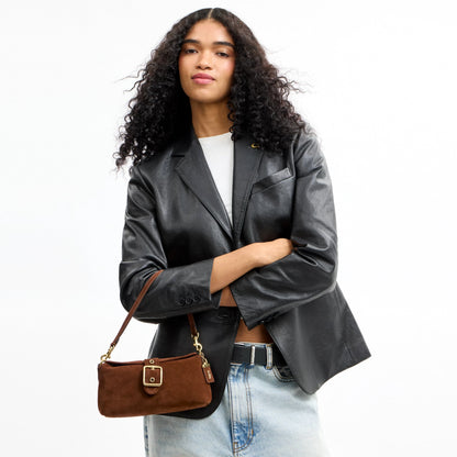 Coach Abbie Shoulder Bag - Gold/Warm Brown