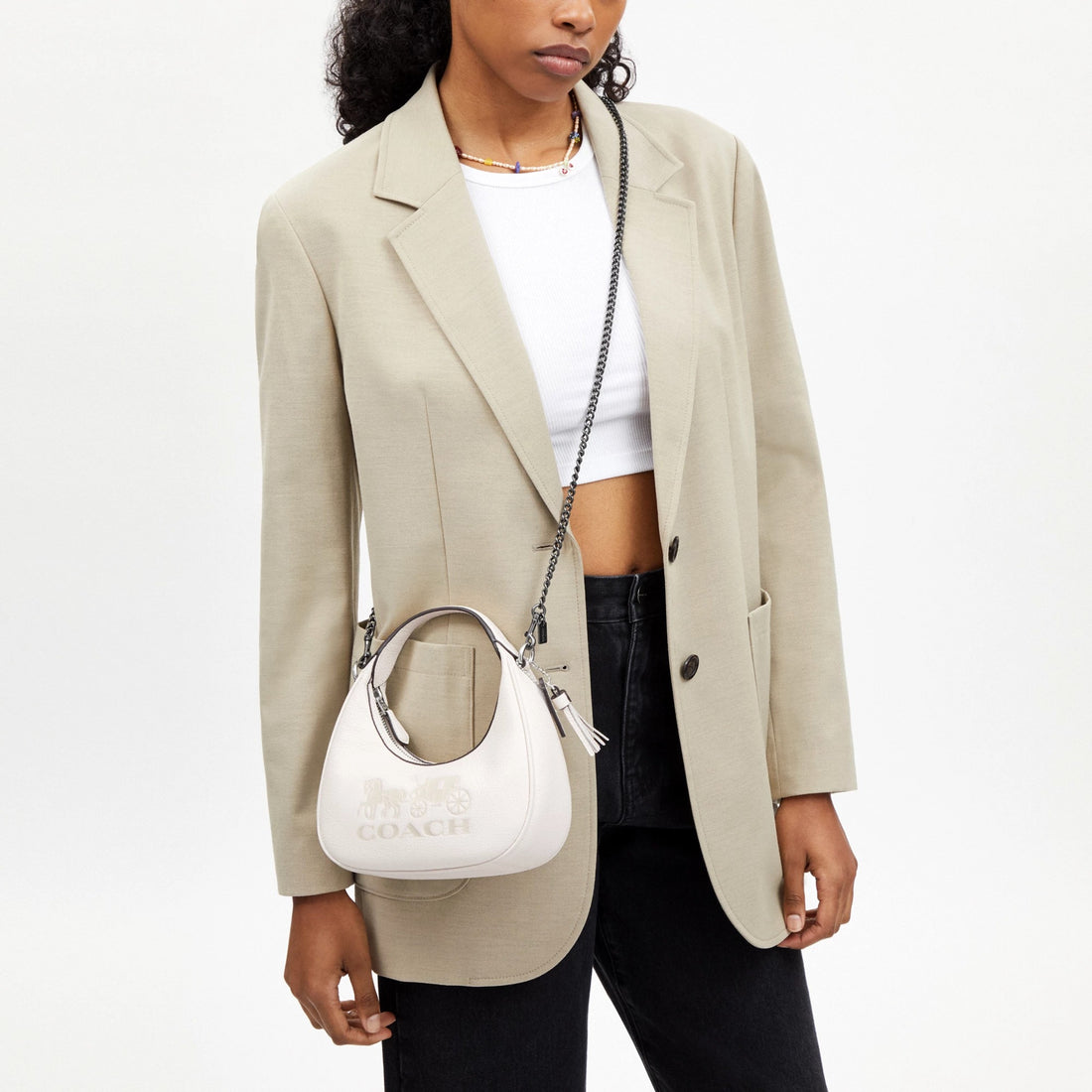 Coach Chain Strap - Gunmetal